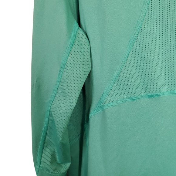 LL Bean Womens Size XL Shirt Activewear Stretch Mesh Breathable Vented Aqua - Picture 8 of 8